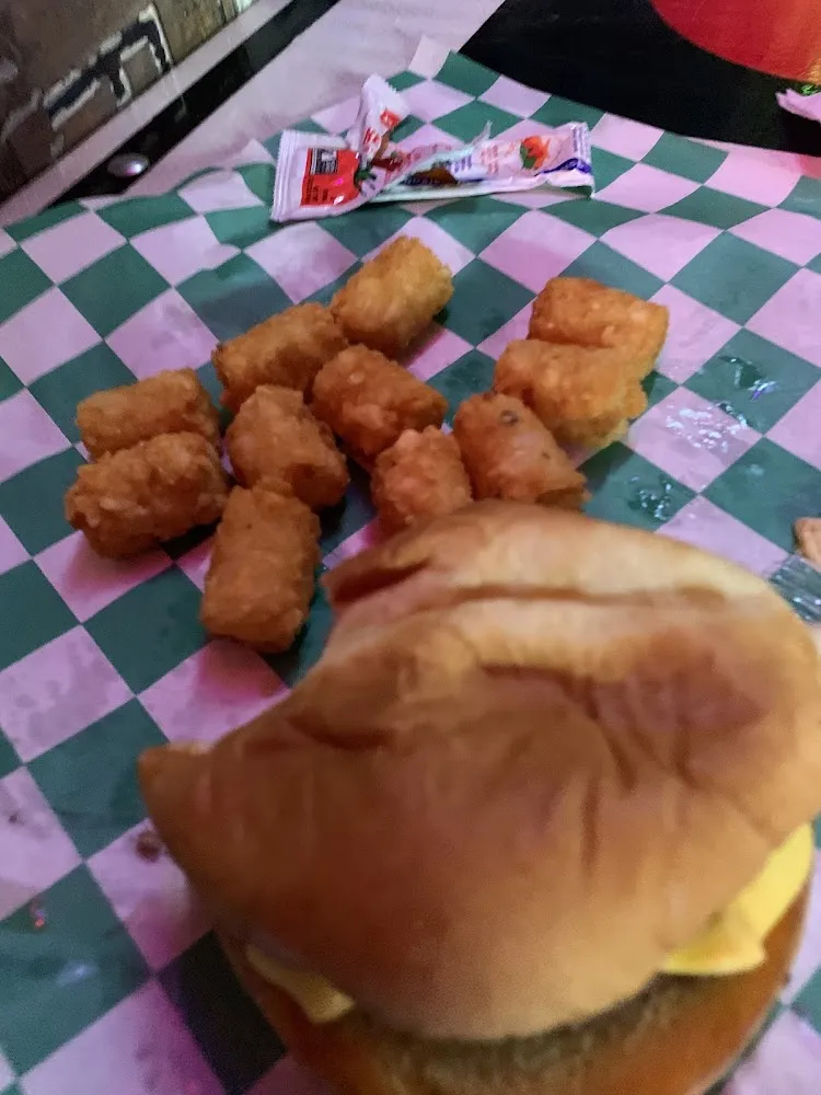 Burger and Tots