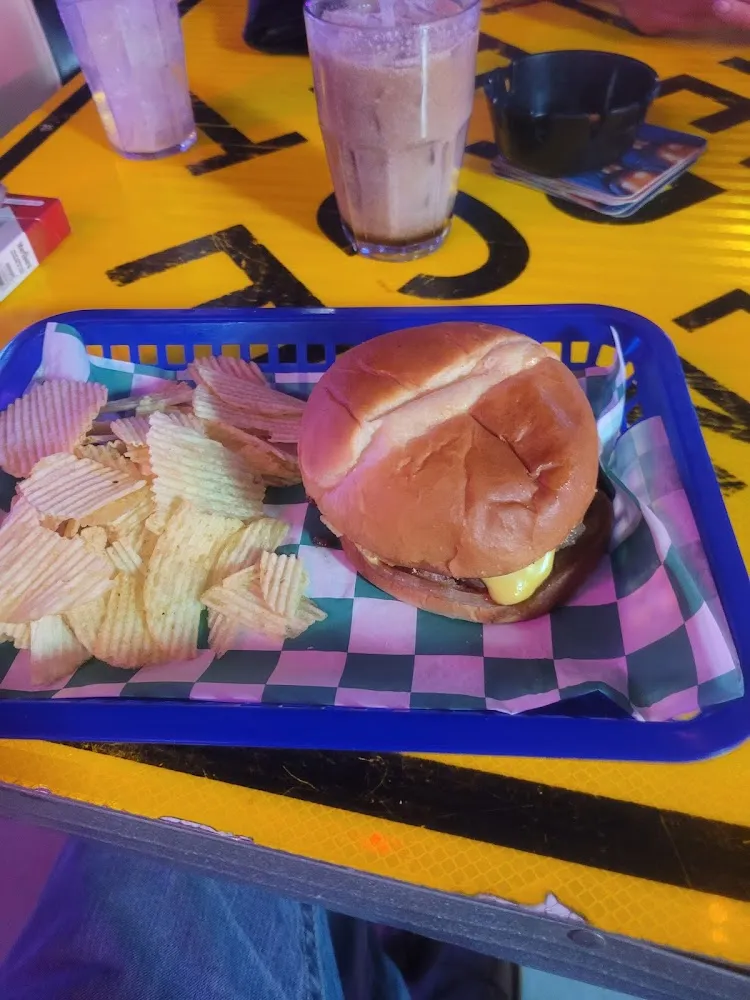Hamburger and Chips
