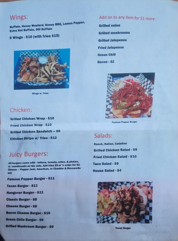 Zombiez Bar & Grill Menu image 4